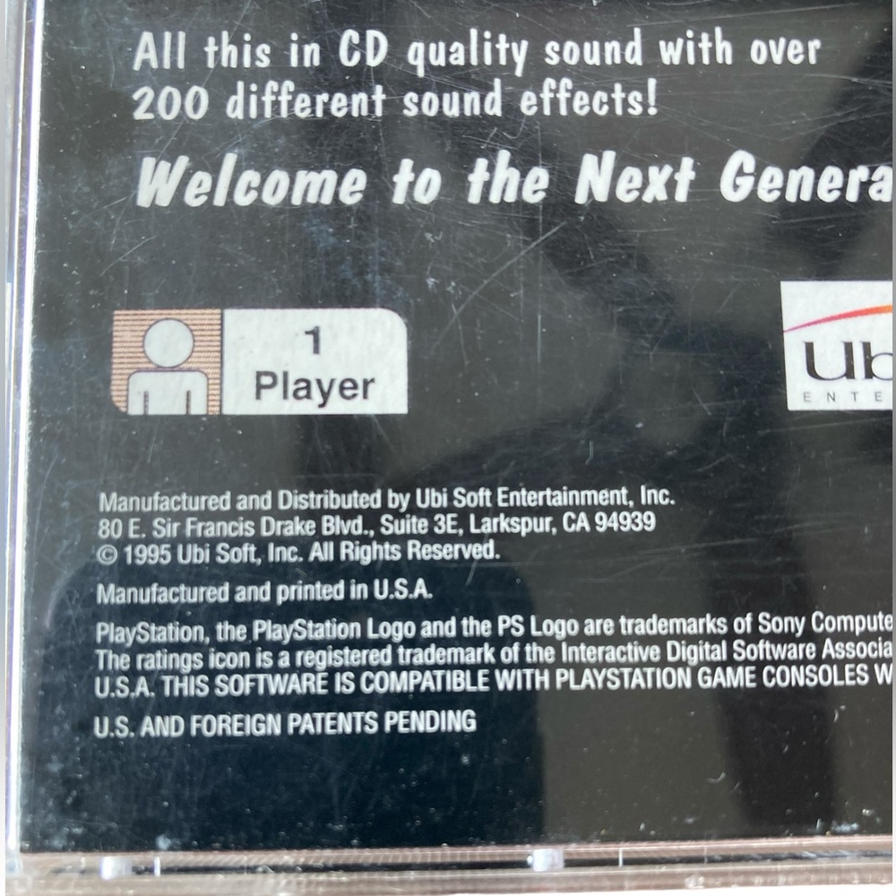 RARE Rayman LONG BOX Original Works with Both PlayStation 1 & PlayStation 2 - Picture 5 of 15